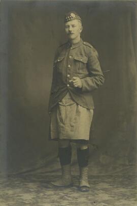 George J. Cook in Black Watch uniform