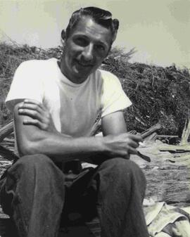Len Howe at Fleming Beach