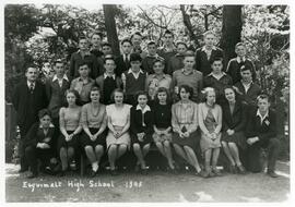 Esquimalt High School class, 1945