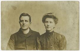 Studio portrait of man and woman