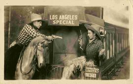 Fred Scafe and Harry Mercer studio portrait
