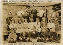 Division 10, Lampson Street School, 1924?; Harry Redhead in 3rd row, 4th from left