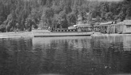 Unidentified Coastal steamer, possibly wharf at Fulford Harbour