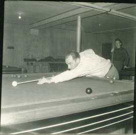 Men playing pool