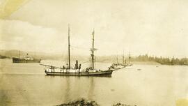 The H.M.C.S. 'Karluk" in Esquimalt Harbour