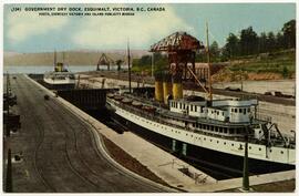 Two Princess boats in Esquimalt Drydock