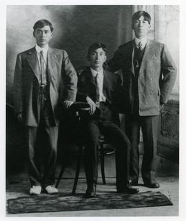 Three unidentifed Japanese men