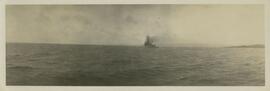 American Navy ship in Juan de Fuca Strait