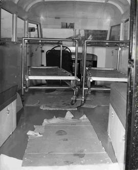 Interior of new ambulance