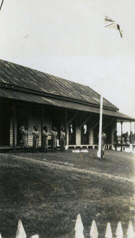 Flag raising ceremony, Fiji