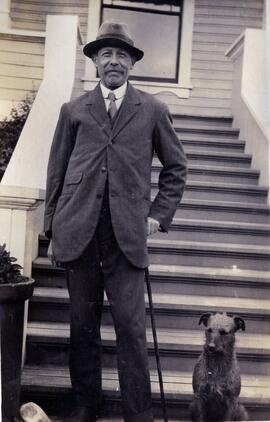 Mr. John Jardine and dog