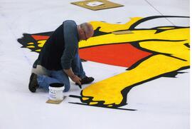 Ice Rink Logo Painting