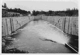Flooding of Drydock looking west