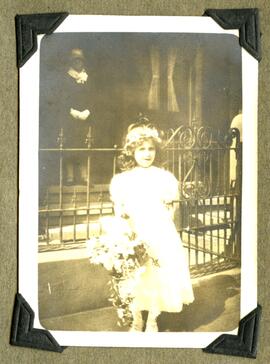 Girl with flowers