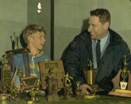 Constable Art Burton with son, Richard Burton