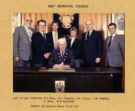 Esquimalt Mayor & Council Group Photo - 1987