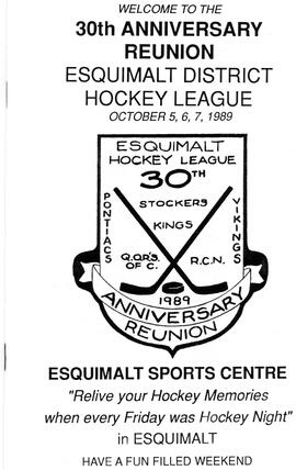 Esquimalt District Hockey League - 30th Anniversary Reunion