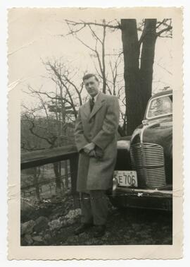 George Cramb "in High Park on road overlooking the zoo"