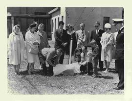 Unveiling Conway family plaque