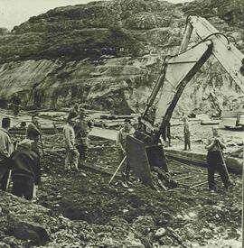 Fleming Beach boat lauch construction