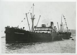 Navy League Band on ship, 1927