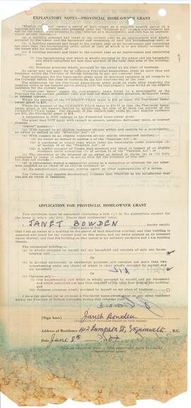 Back of tax notice
