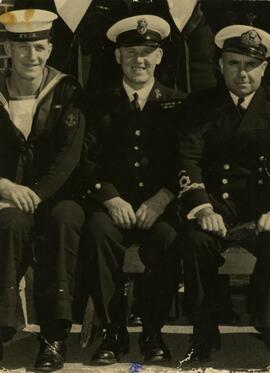 Chief Petty Officer John E. Cooper at the dockyard