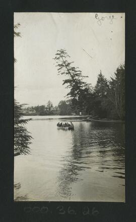 Boat on the Gorge, view towards Arcadia Street