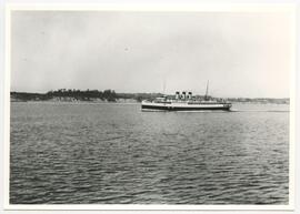 Princess boat off Victoria Harbour