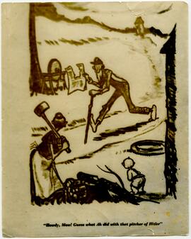 World War II cartoon