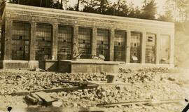 Pump house at Federal Graving Dock under construction