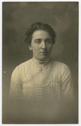 Studio portrait of a woman