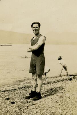 Man at beach