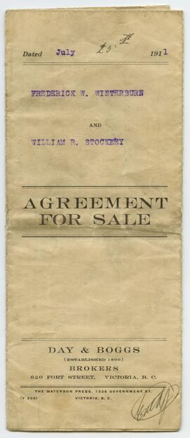 Front of contract
