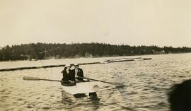 Couple in rowboat