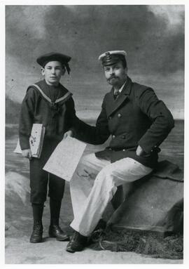 Ed Young Sr. and unnamed sailor