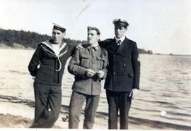 Military Personnel on the seashore