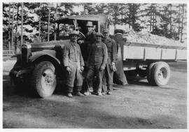 Workmen with truck