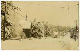 Esquimalt Road after snowfall