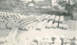 Concrete pipes in Municipal Public Works Yard