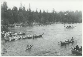 Gorge regatta looking east from Gorge Bridge